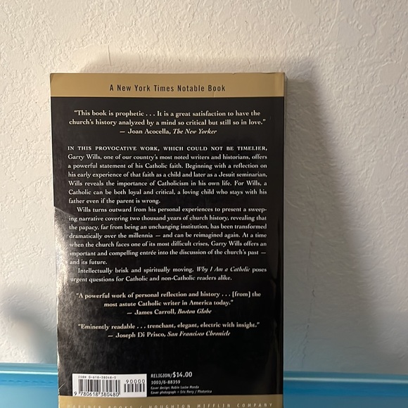 Why I Am A Catholic by Garry Wills - Picture 2 of 4